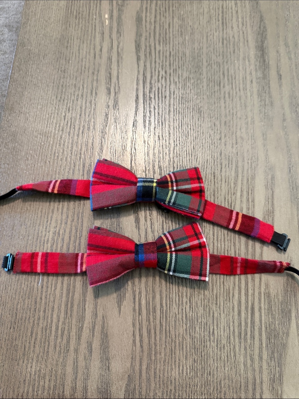 Ivy City Co Red Plaid Twin Bow Tie Set for Kids